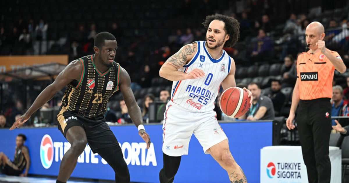 MAÇ SONUCU: Anadolu Efes: 99- Karşıyaka: 96