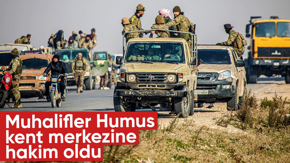 Rejim karşıtı silahlı gruplar, Humus kent merkezine hakim oldu