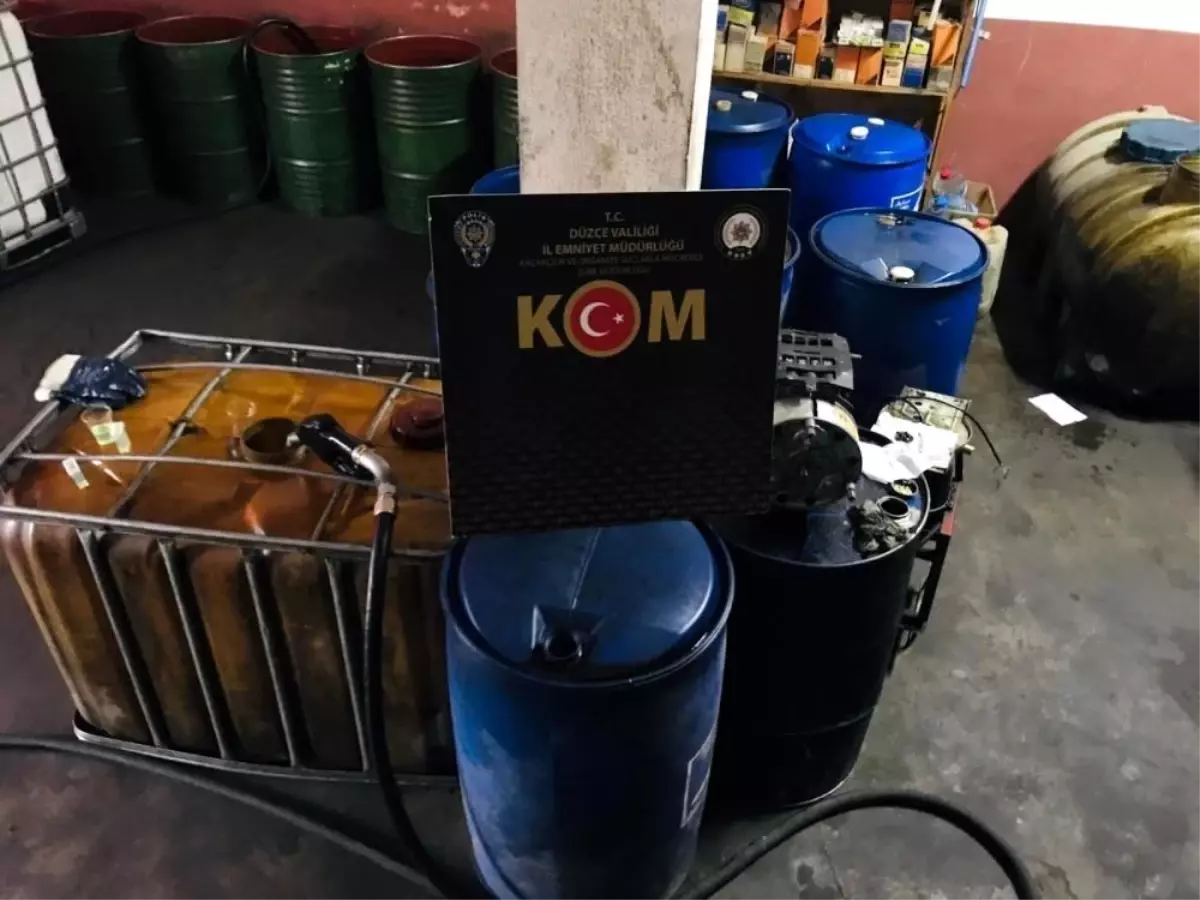 Düzce’de Kaçakçılıkla Mücadele Operasyonları