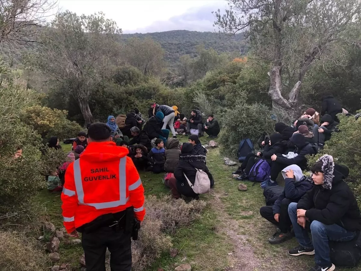 İzmir’de 48 Düzensiz Göçmen Yakalandı