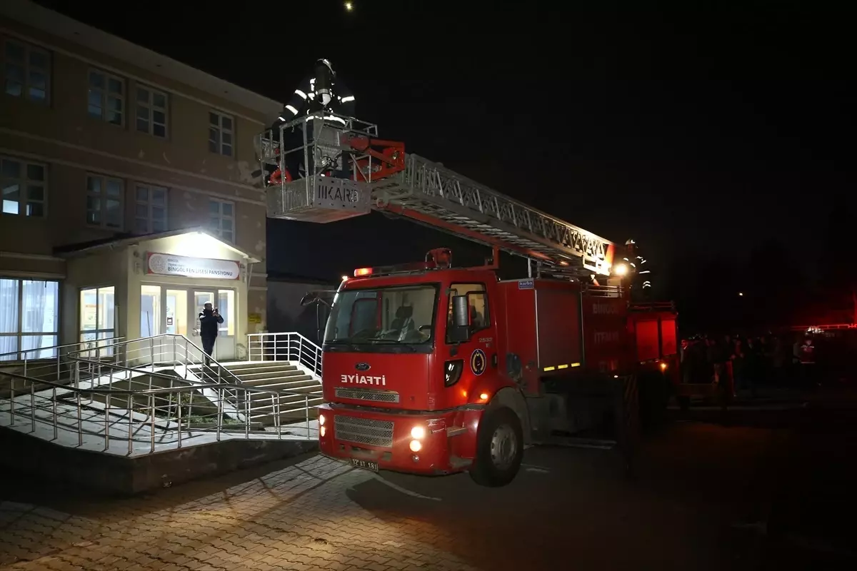 Bingöl’de Yangın Tatbikatı
