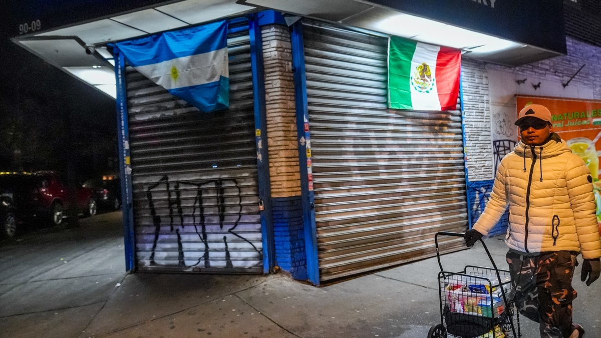New York’da göçmen karşıtlığına dikkat çekmek için dükkanlar kapatıldı