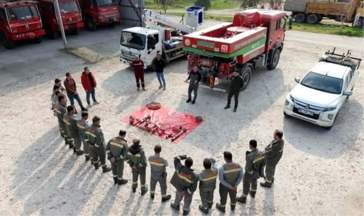 Çine’de Elektrik Personeline Yangın Eğitimi
